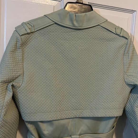 NWT Anthropologie Soia + Kyo “Kya” Trench Coat in Sage Size Small - Picture 10 of 16